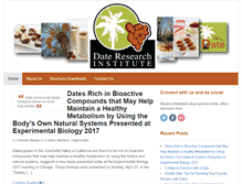 Tablet Screenshot of dateresearchinstitute.com